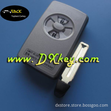 High quality 4 button car key 315MHZ, 4D70 chip for toyota rav4 smart key car key remote toyota